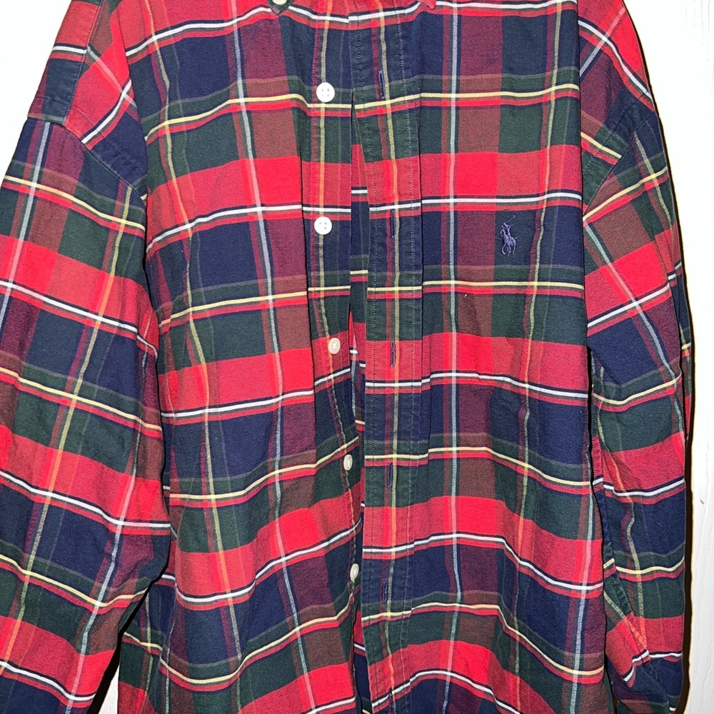 Red Ralph Lauren Button Up